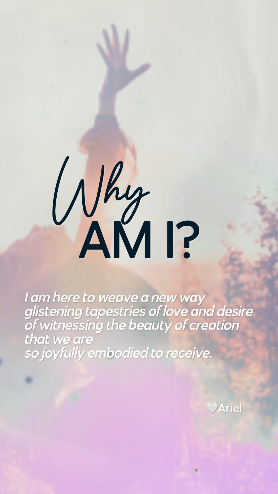 why am I here being human?